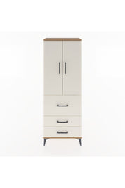 Hyperion Dolap 3 Raflı 3 Çekmeceli 2 Kapaklı 60x44x163 - S53M027V7B
