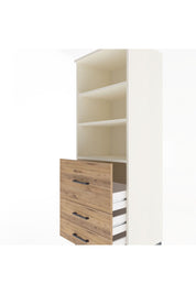 Hyperion Dolap 3 Raflı 3 Çekmeceli 60x44x163 - S53M028V3B