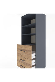 Hyperion Dolap 3 Raflı 3 Çekmeceli 60x44x163 - S53M028V6B