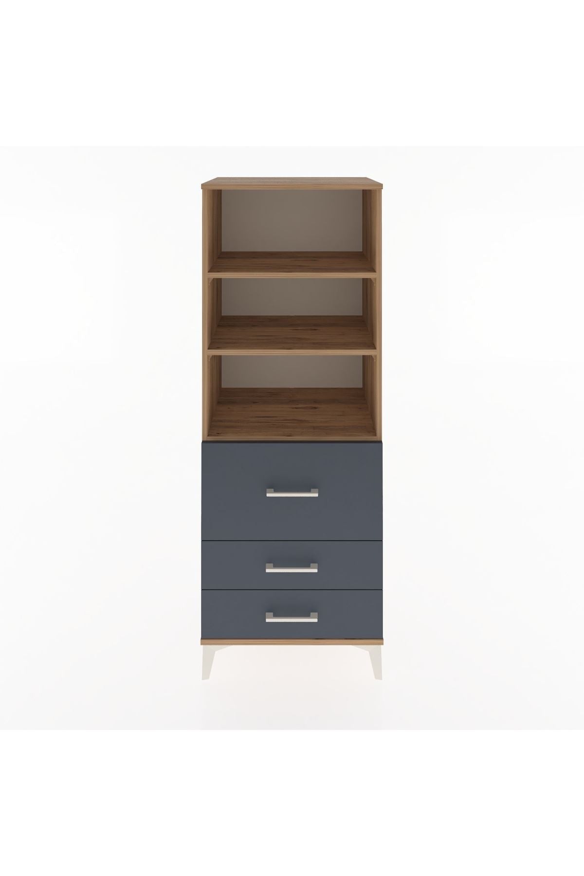 Hyperion Dolap 3 Raflı 3 Çekmeceli 60x44x163 - S53M028V8B