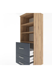 Hyperion Dolap 3 Raflı 3 Çekmeceli 60x44x163 - S53M028V8B
