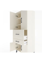 Hyperion Dolap 3 Raflı 2 Çekmeceli 4 Kapaklı 60x44x163 - S53M029V1B