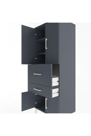 Hyperion Dolap 3 Raflı 2 Çekmeceli 4 Kapaklı 60x44x163 - S53M029V5B