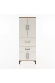 Hyperion Dolap 3 Raflı 2 Çekmeceli 4 Kapaklı 60x44x163 - S53M029V7B