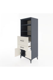 Hyperion Dolap 3 Raflı 2 Çekmeceli 2 Kapaklı 60x44x163 - S53M030V4B