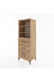 Hyperion Dolap 3 Raflı 2 Çekmeceli 2 Kapaklı 60x44x163 - S53M030V9B