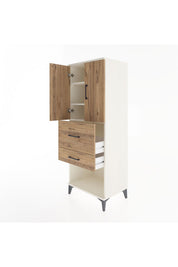 Hyperion Dolap 3 Raflı 2 Çekmeceli 2 Kapaklı 60x44x163 - S53M031V3B