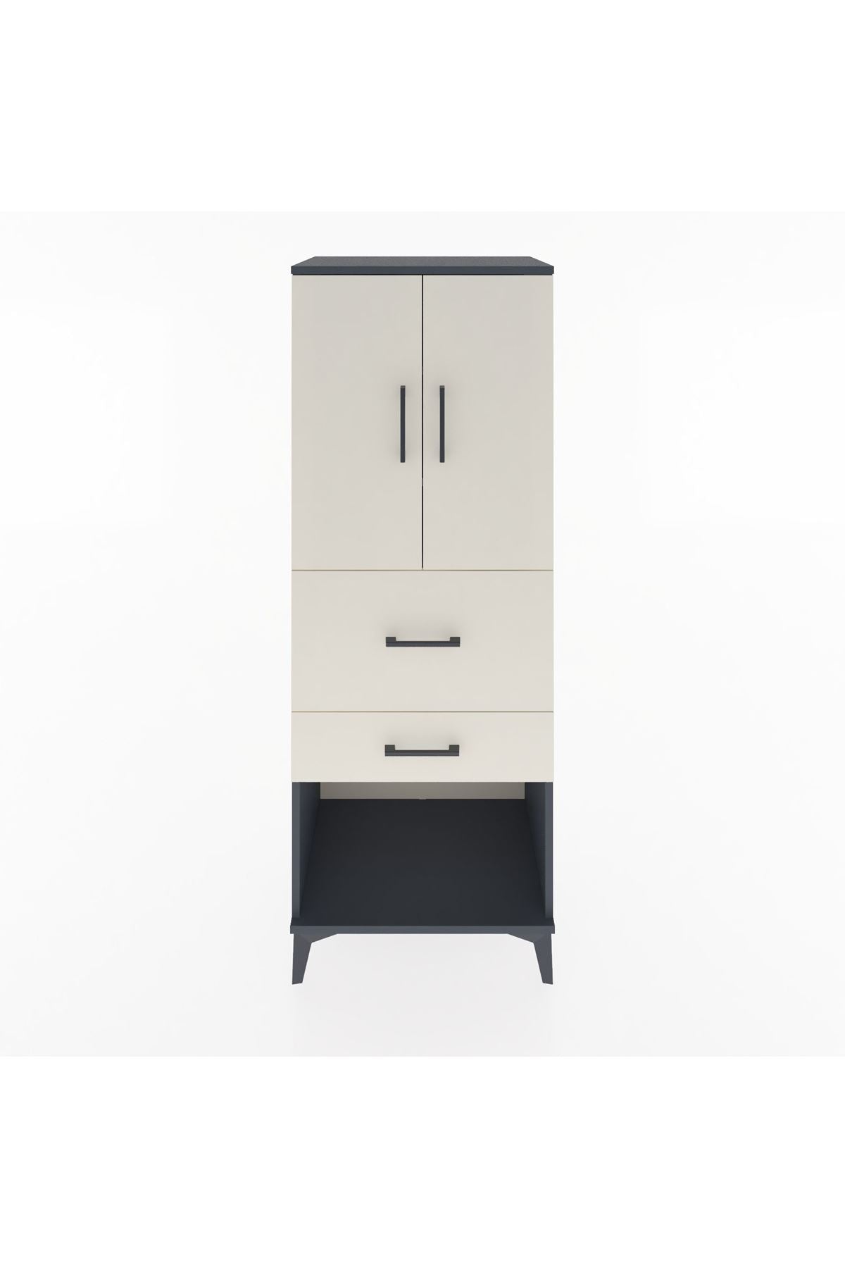 Hyperion Dolap 3 Raflı 2 Çekmeceli 2 Kapaklı 60x44x163 - S53M031V4B