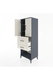 Hyperion Dolap 3 Raflı 2 Çekmeceli 2 Kapaklı 60x44x163 - S53M031V4B