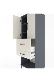 Hyperion Dolap 3 Raflı 2 Çekmeceli 2 Kapaklı 60x44x163 - S53M031V4B