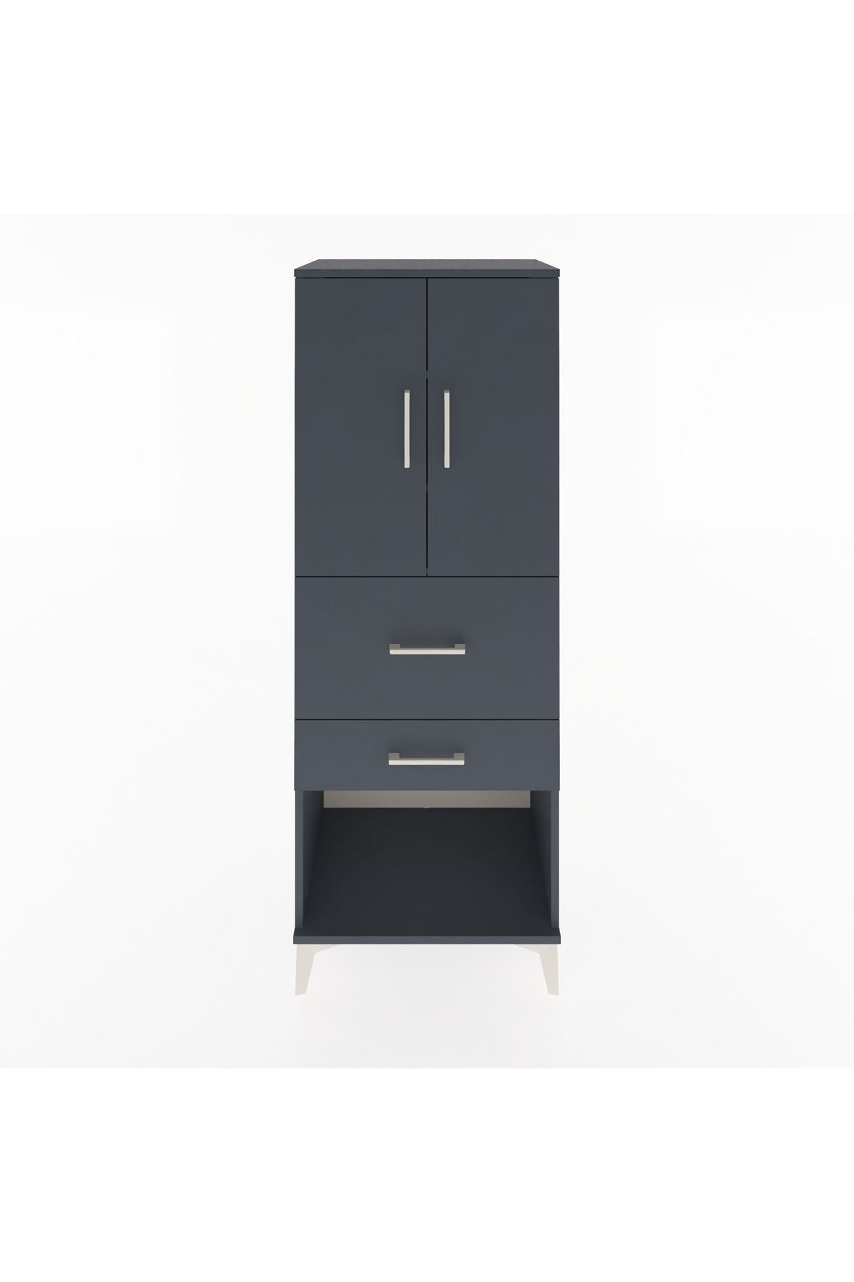 Hyperion Dolap 3 Raflı 2 Çekmeceli 2 Kapaklı 60x44x163 - S53M031V5B