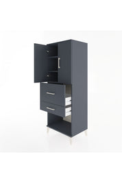 Hyperion Dolap 3 Raflı 2 Çekmeceli 2 Kapaklı 60x44x163 - S53M031V5B