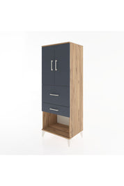 Hyperion Dolap 3 Raflı 2 Çekmeceli 2 Kapaklı 60x44x163 - S53M031V8B