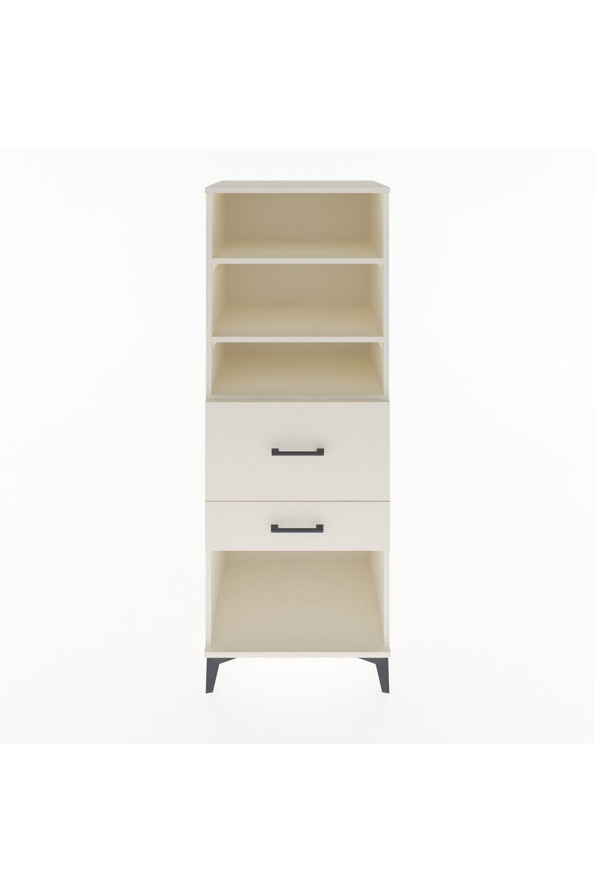 Hyperion Dolap 3 Raflı 2 Çekmeceli 60x44x163 - S53M032V1B