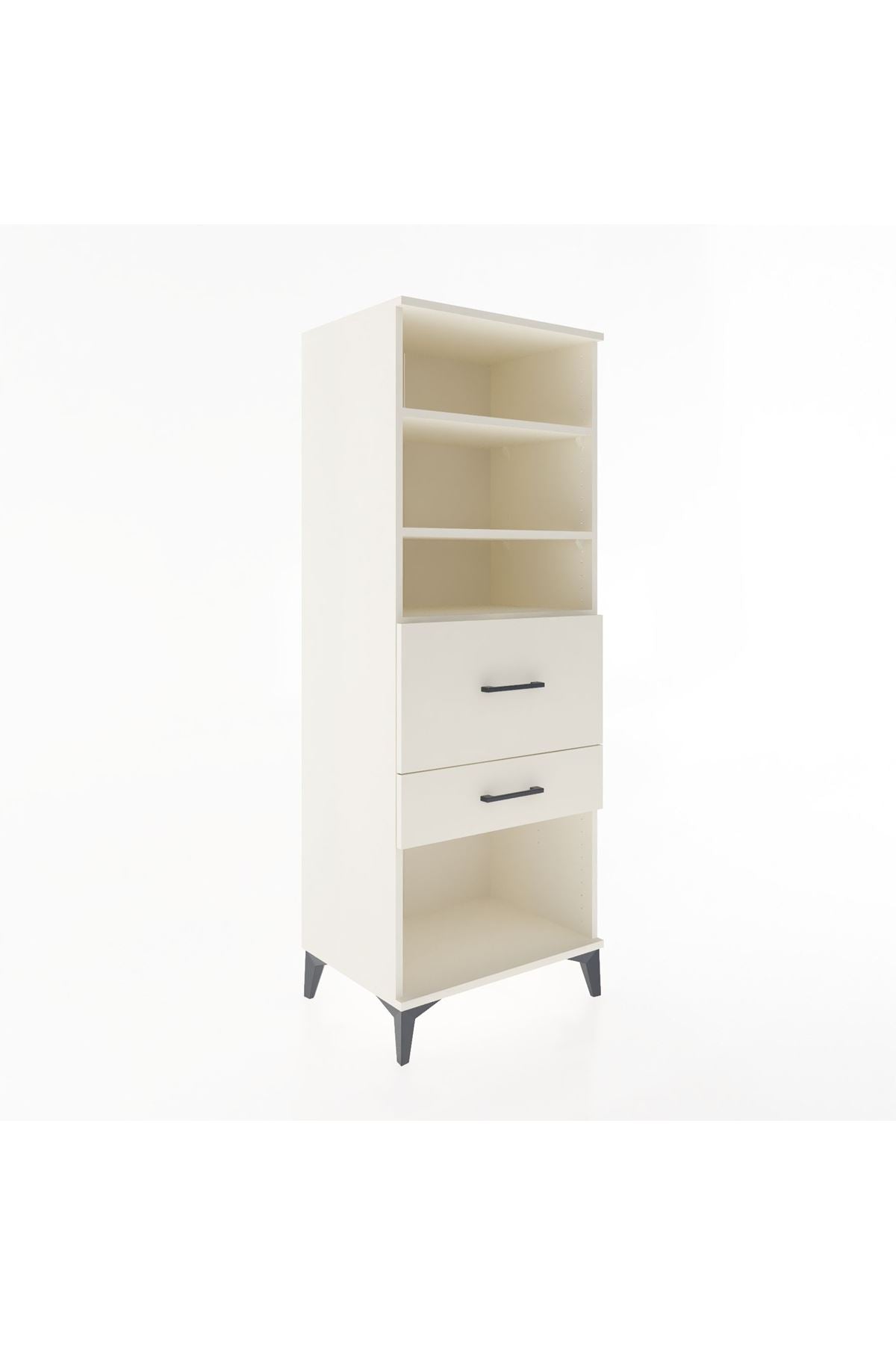 Hyperion Dolap 3 Raflı 2 Çekmeceli 60x44x163 - S53M032V1B