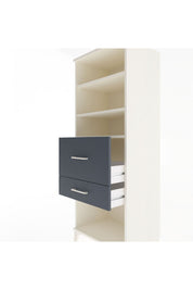 Hyperion Dolap 3 Raflı 2 Çekmeceli 60x44x163 - S53M032V2B
