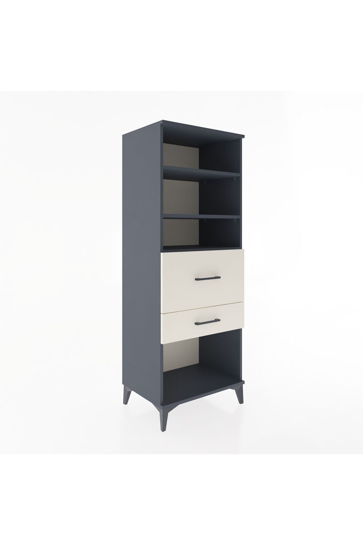 Hyperion Dolap 3 Raflı 2 Çekmeceli 60x44x163 - S53M032V4B
