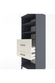 Hyperion Dolap 3 Raflı 2 Çekmeceli 60x44x163 - S53M032V4B