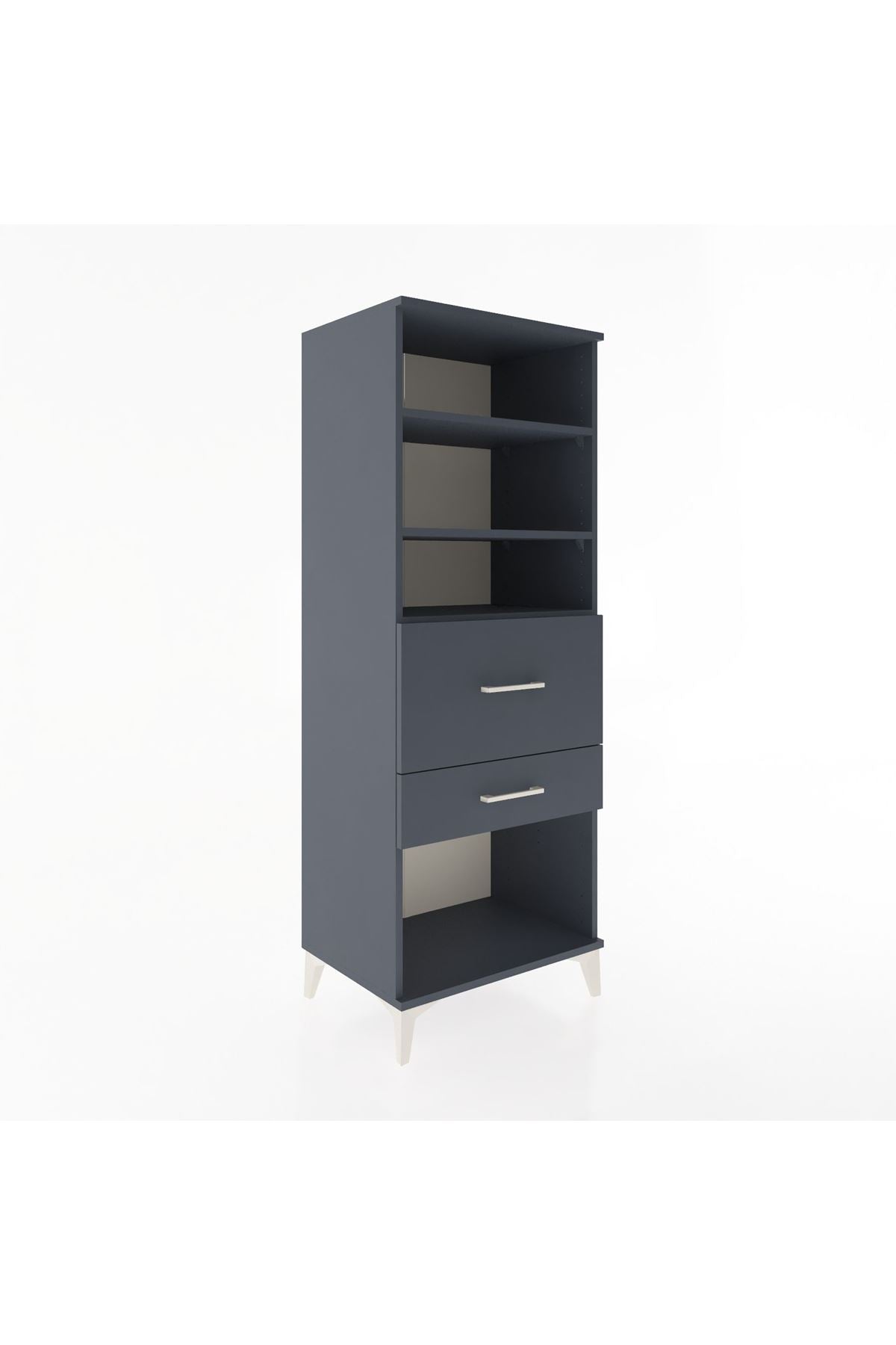 Hyperion Dolap 3 Raflı 2 Çekmeceli 60x44x163 - S53M032V5B