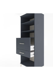 Hyperion Dolap 3 Raflı 2 Çekmeceli 60x44x163 - S53M032V5B