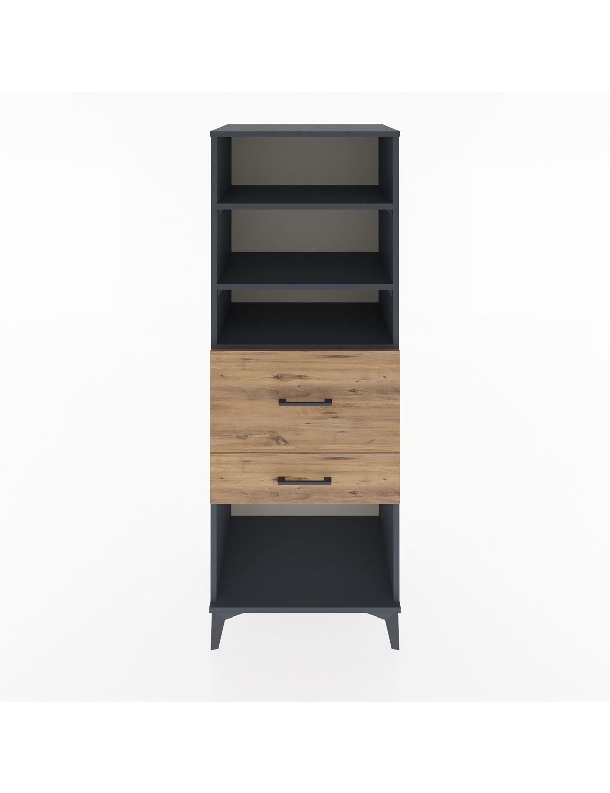 Hyperion Dolap 3 Raflı 2 Çekmeceli 60x44x163 - S53M032V6B