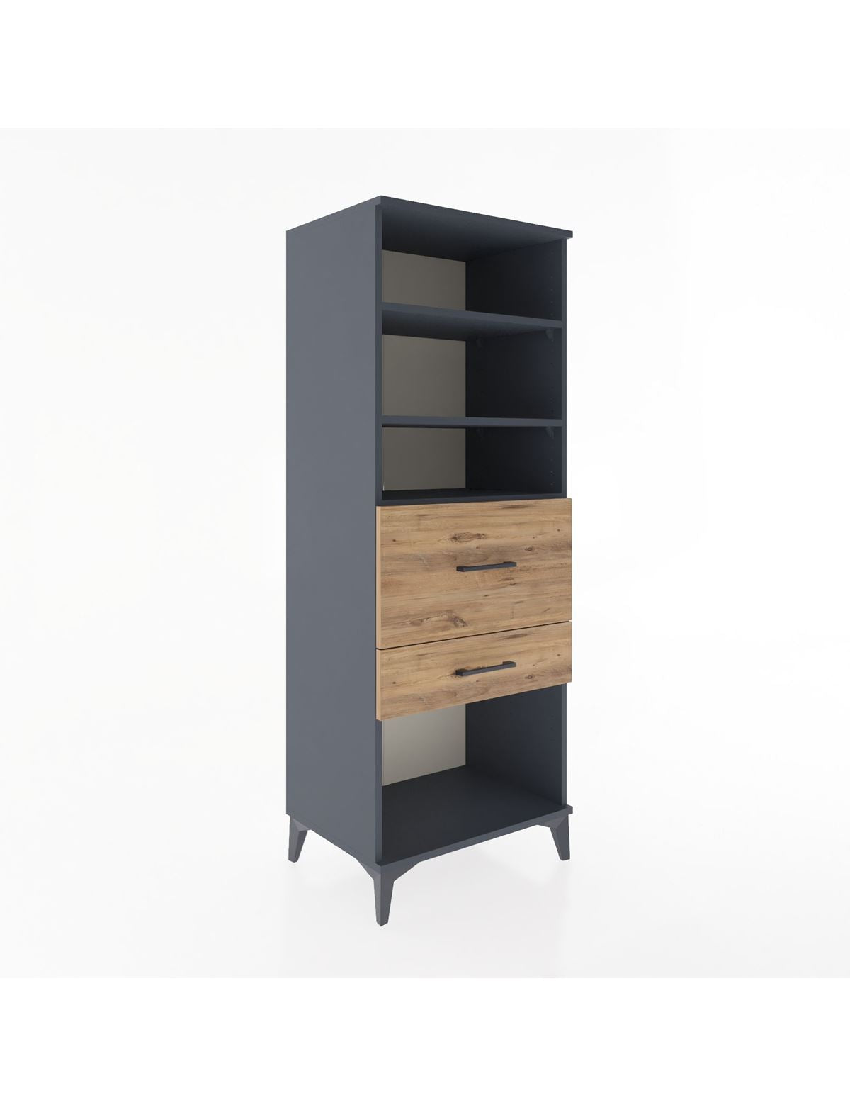 Hyperion Dolap 3 Raflı 2 Çekmeceli 60x44x163 - S53M032V6B