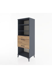 Hyperion Dolap 3 Raflı 2 Çekmeceli 60x44x163 - S53M032V6B