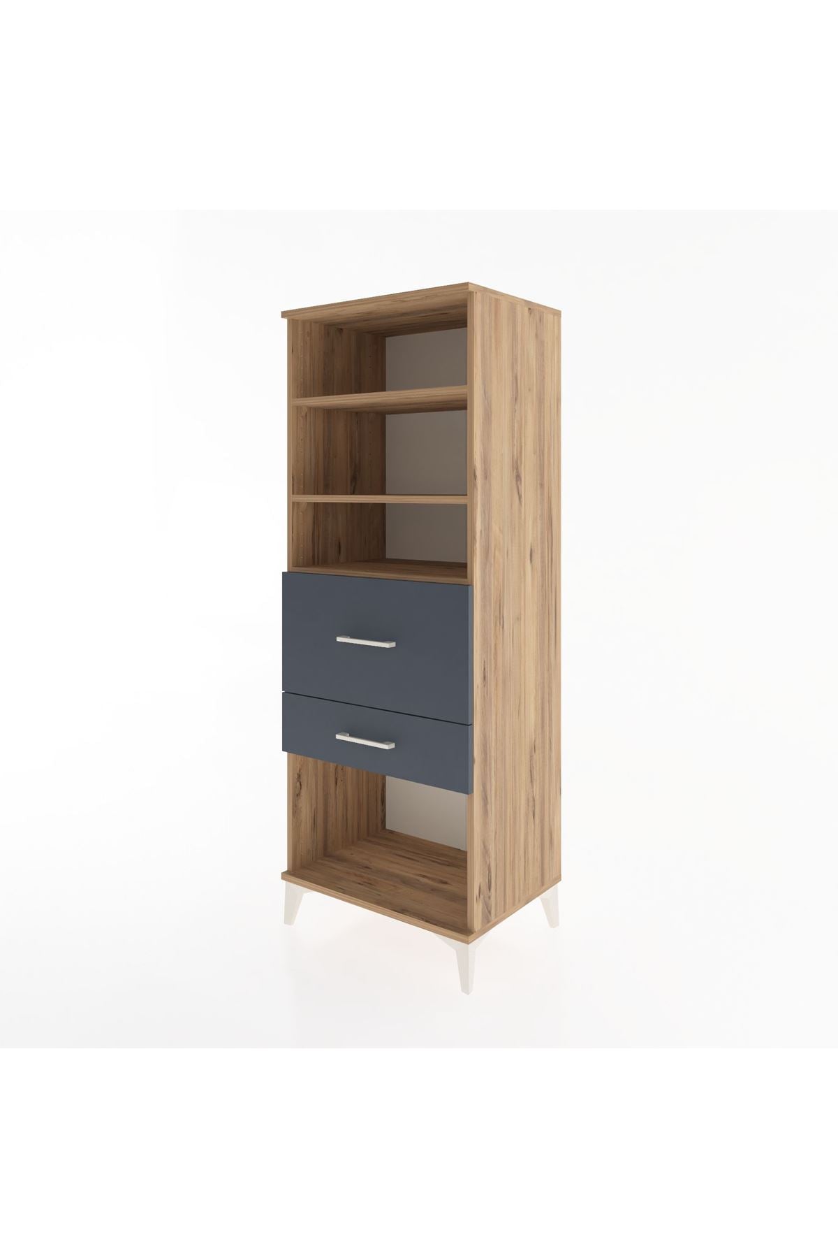 Hyperion Dolap 3 Raflı 2 Çekmeceli 60x44x163 - S53M032V8B