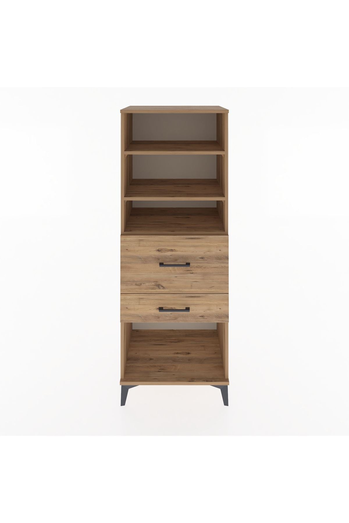Hyperion Dolap 3 Raflı 2 Çekmeceli 60x44x163 - S53M032V9B