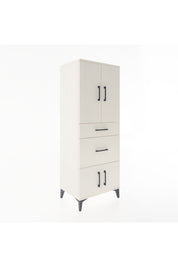 Hyperion Dolap 3 Raflı 2 Çekmeceli 4 Kapaklı 60x44x163 - S53M033V1B