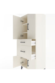 Hyperion Dolap 3 Raflı 2 Çekmeceli 4 Kapaklı 60x44x163 - S53M033V1B