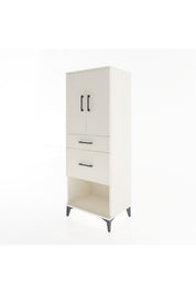 Hyperion Dolap 3 Raflı 2 Çekmeceli 2 Kapaklı 60x44x163 - S53M035V1B