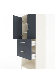Hyperion Dolap 3 Raflı 2 Çekmeceli 2 Kapaklı 60x44x163 - S53M035V2B