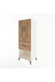 Hyperion Dolap 3 Raflı 2 Çekmeceli 2 Kapaklı 60x44x163 - S53M035V3B