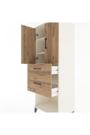 Hyperion Dolap 3 Raflı 2 Çekmeceli 2 Kapaklı 60x44x163 - S53M035V3B