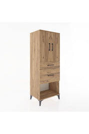 Hyperion Dolap 3 Raflı 2 Çekmeceli 2 Kapaklı 60x44x163 - S53M035V9B