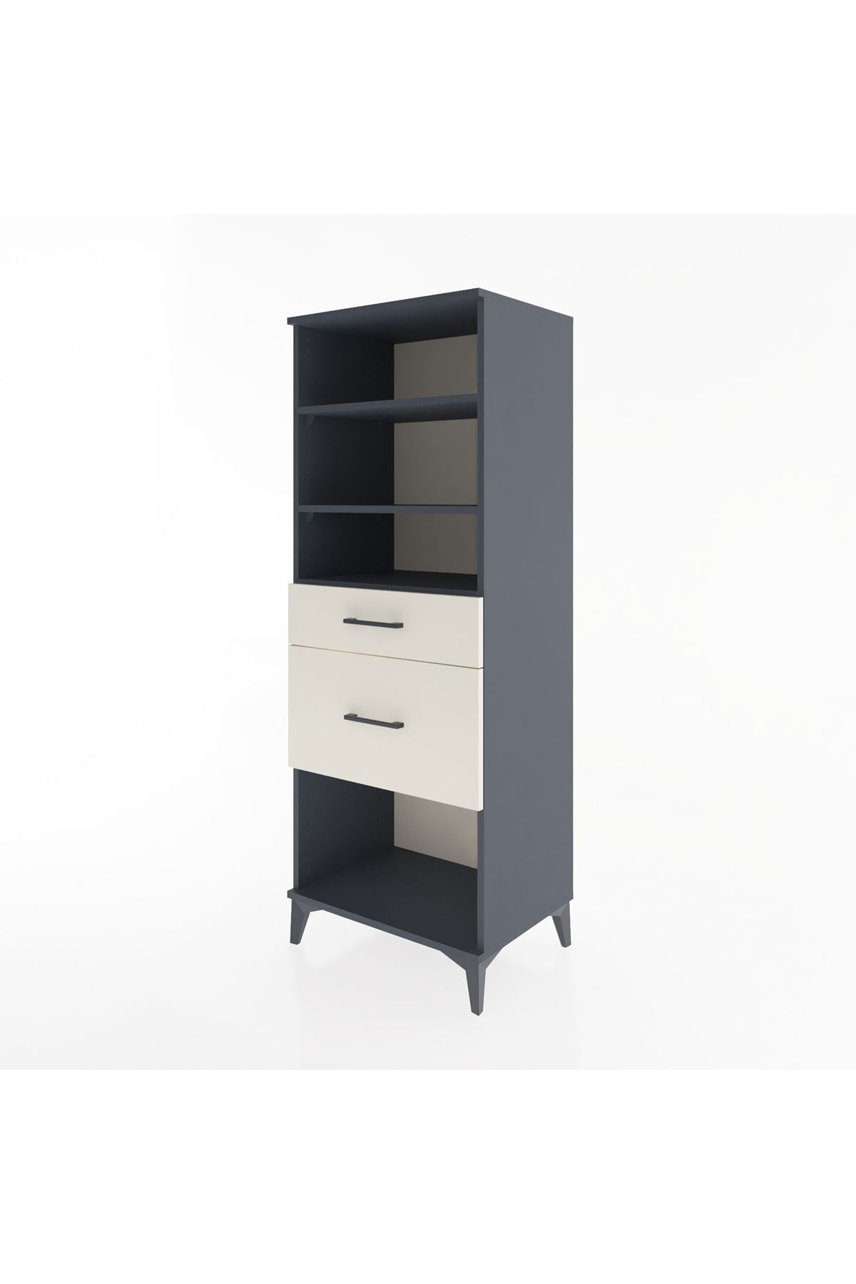 Hyperion Dolap 3 Raflı 2 Çekmeceli 60x44x163 - S53M036V4B
