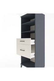 Hyperion Dolap 3 Raflı 2 Çekmeceli 60x44x163 - S53M036V4B