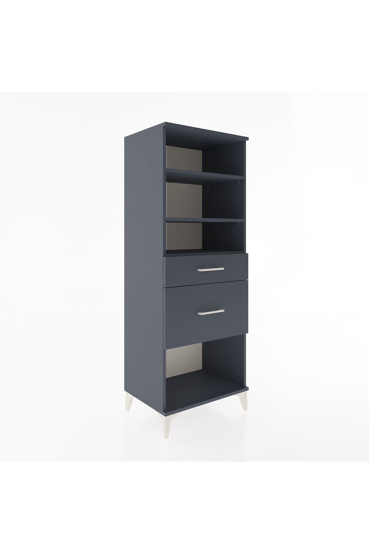 Hyperion Dolap 3 Raflı 2 Çekmeceli 60x44x163 - S53M036V5B