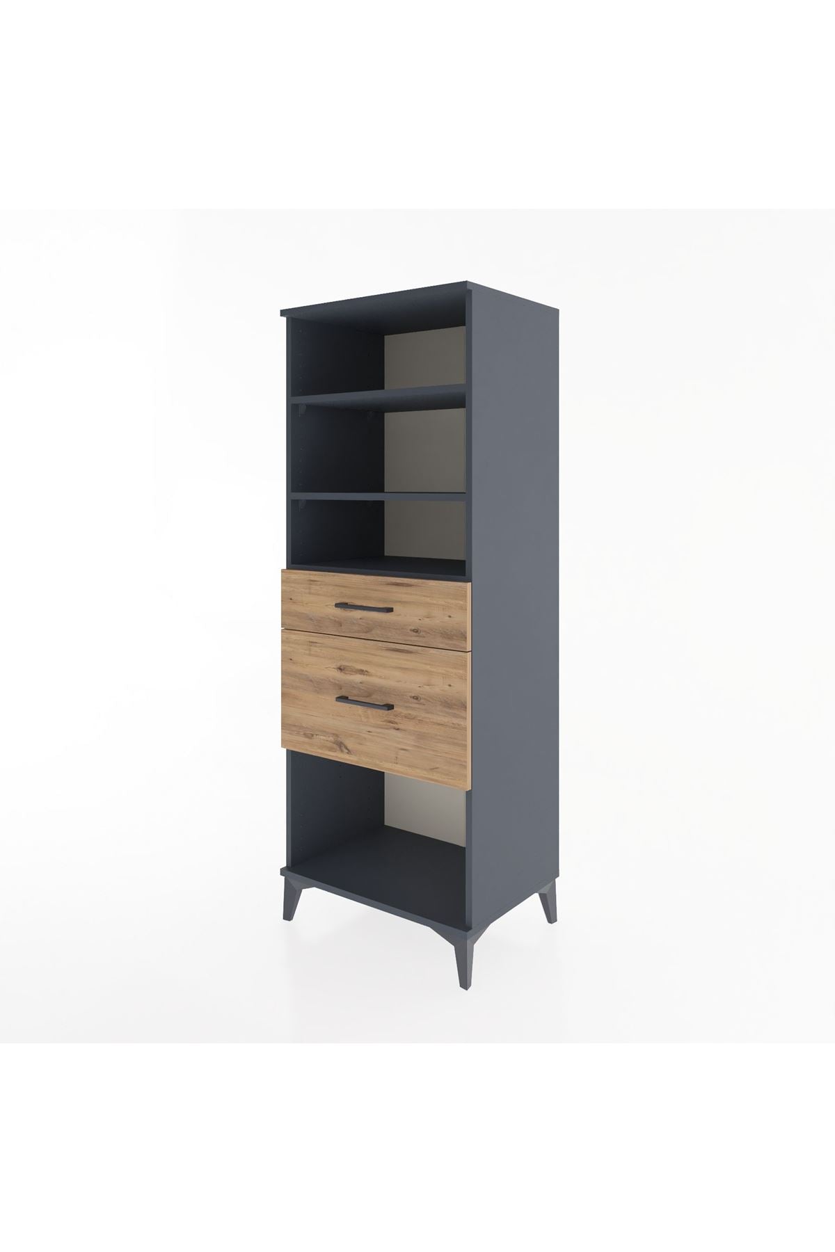 Hyperion Dolap 3 Raflı 2 Çekmeceli 60x44x163 - S53M036V6B