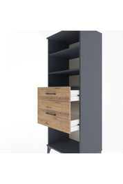 Hyperion Dolap 3 Raflı 2 Çekmeceli 60x44x163 - S53M036V6B