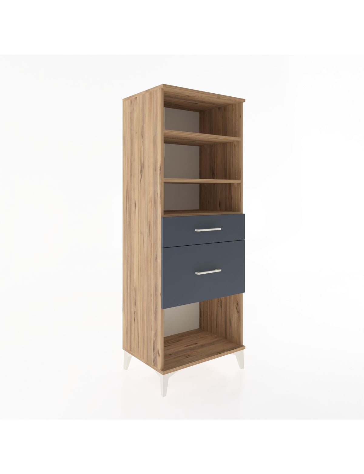 Hyperion Dolap 3 Raflı 2 Çekmeceli 60x44x163 - S53M036V8B