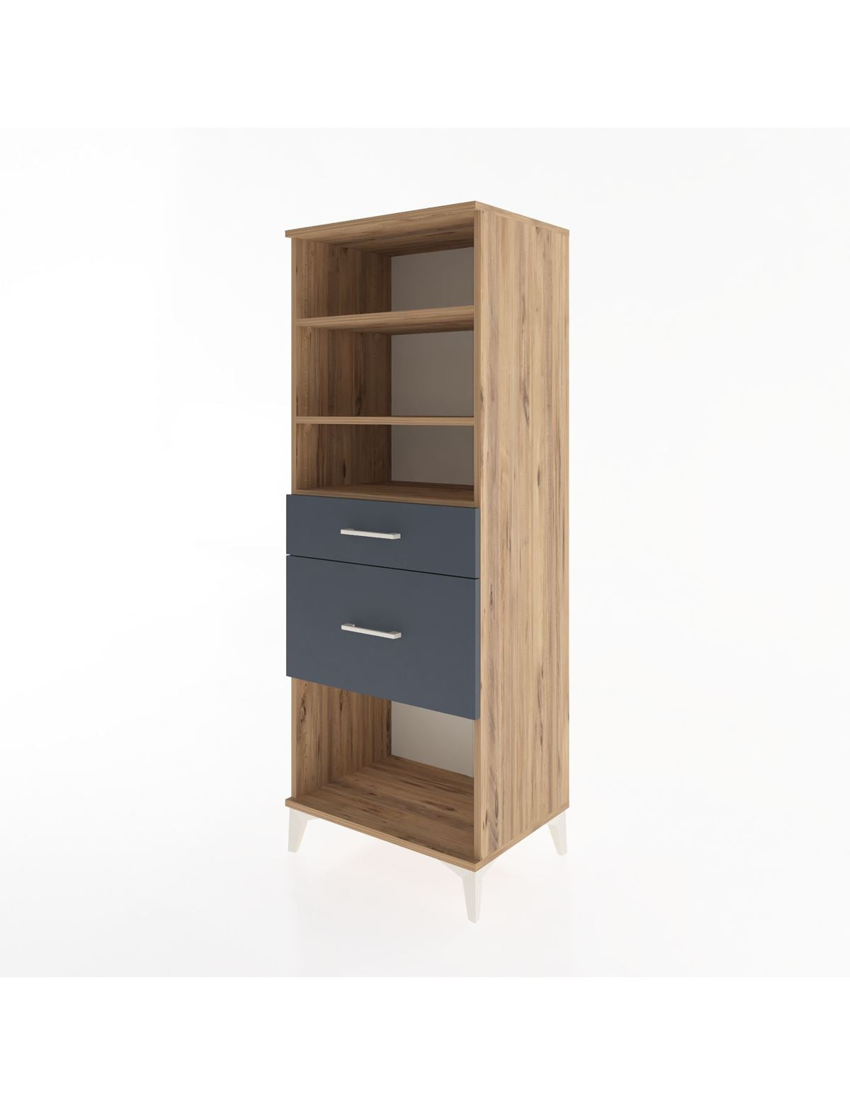 Hyperion Dolap 3 Raflı 2 Çekmeceli 60x44x163 - S53M036V8B