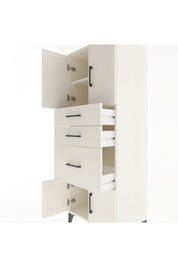 Hyperion Dolap 2 Raflı 3 Çekmeceli 4 Kapaklı 60x44x163 - S53M037V1B