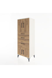 Hyperion Dolap 2 Raflı 3 Çekmeceli 4 Kapaklı 60x44x163 - S53M037V3B