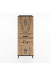 Hyperion Dolap 2 Raflı 3 Çekmeceli 4 Kapaklı 60x44x163 - S53M037V6B