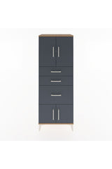 Hyperion Dolap 2 Raflı 3 Çekmeceli 4 Kapaklı 60x44x163