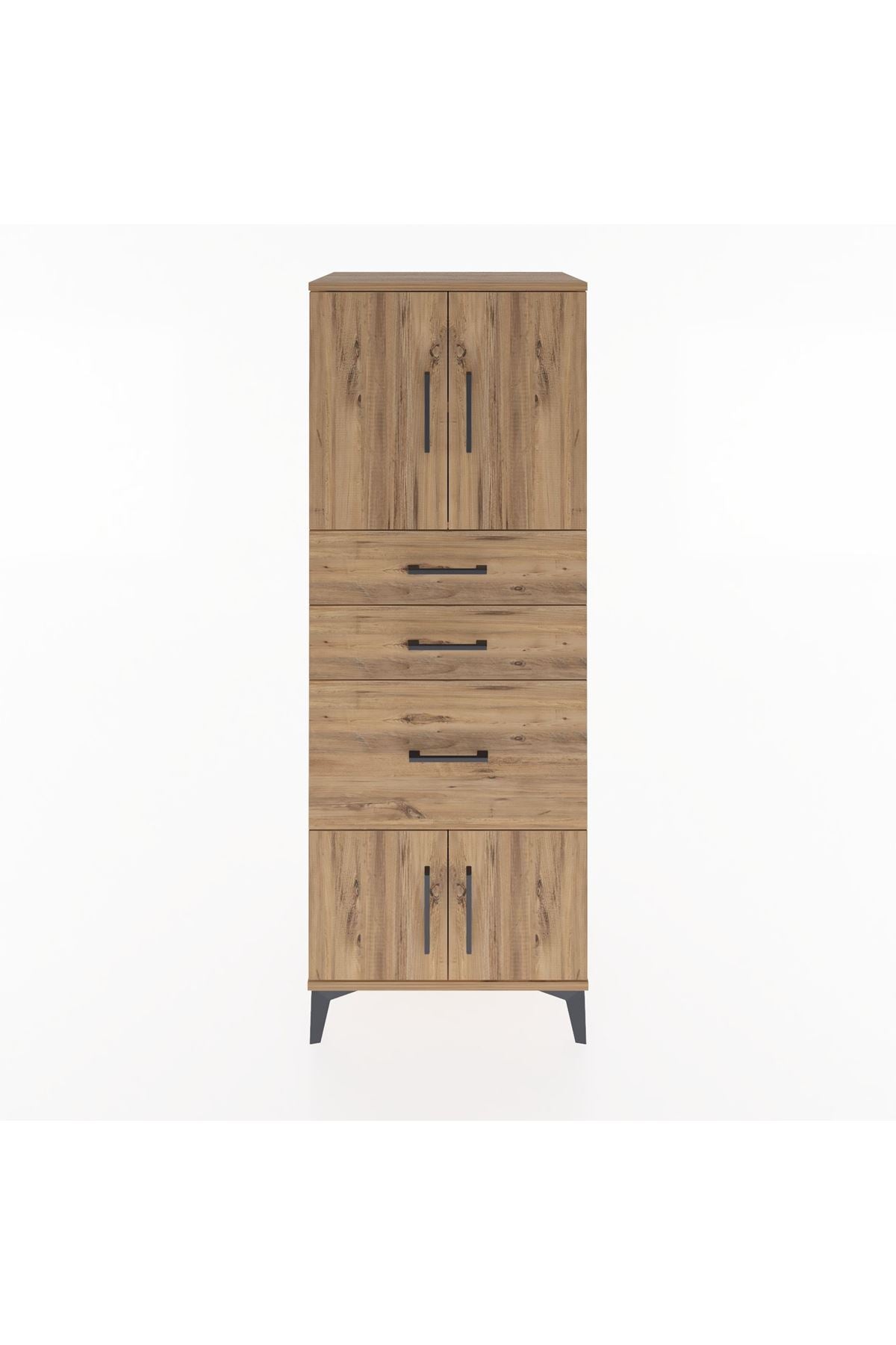 Hyperion Dolap 2 Raflı 3 Çekmeceli 4 Kapaklı 60x44x163 - S53M037V9B