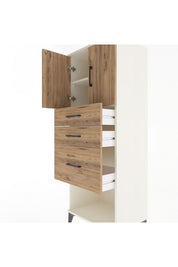 Hyperion Dolap 2 Raflı 3 Çekmeceli 2 Kapaklı 60x44x163 - S53M039V3B