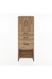 Hyperion Dolap 2 Raflı 3 Çekmeceli 2 Kapaklı 60x44x163 - S53M039V9B